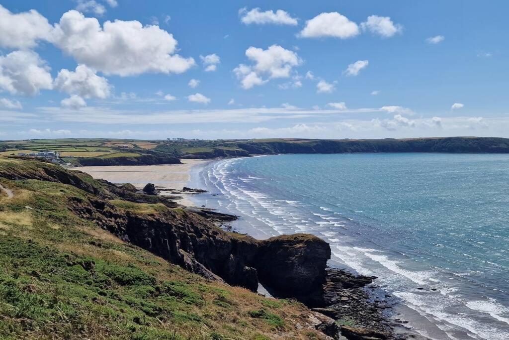 Sea View Luxury 5 Star Cottage Near Milford Marina Milford Haven Exterior foto
